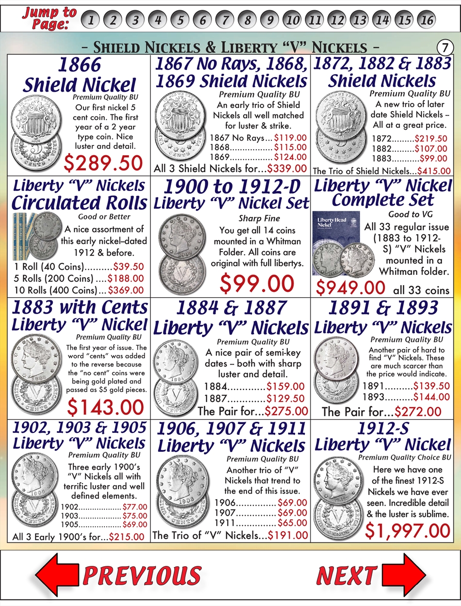 Page 07 | Buy Collectible Coins Online, Rare US Coins | SKYLINE