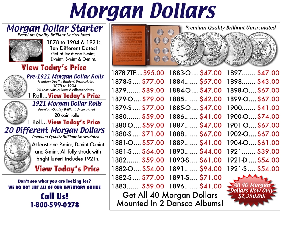 SILVER DOLLAR Dollar Buy Collectible Coins Online, Rare US