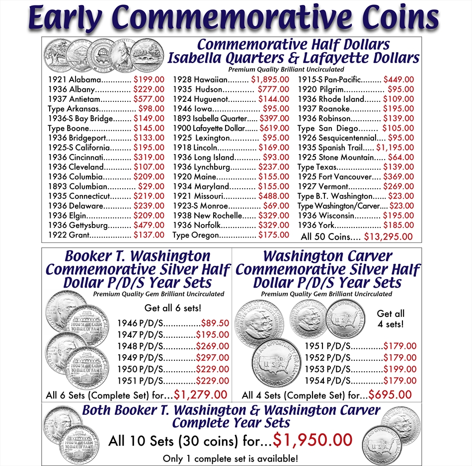 prices and photos of all half dollar coins worth money